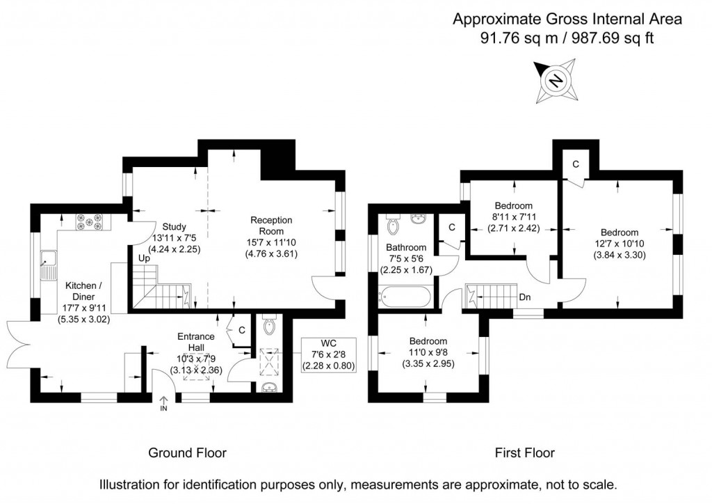 Floorplans For Crown Hill, Ashdon, Saffron Walden