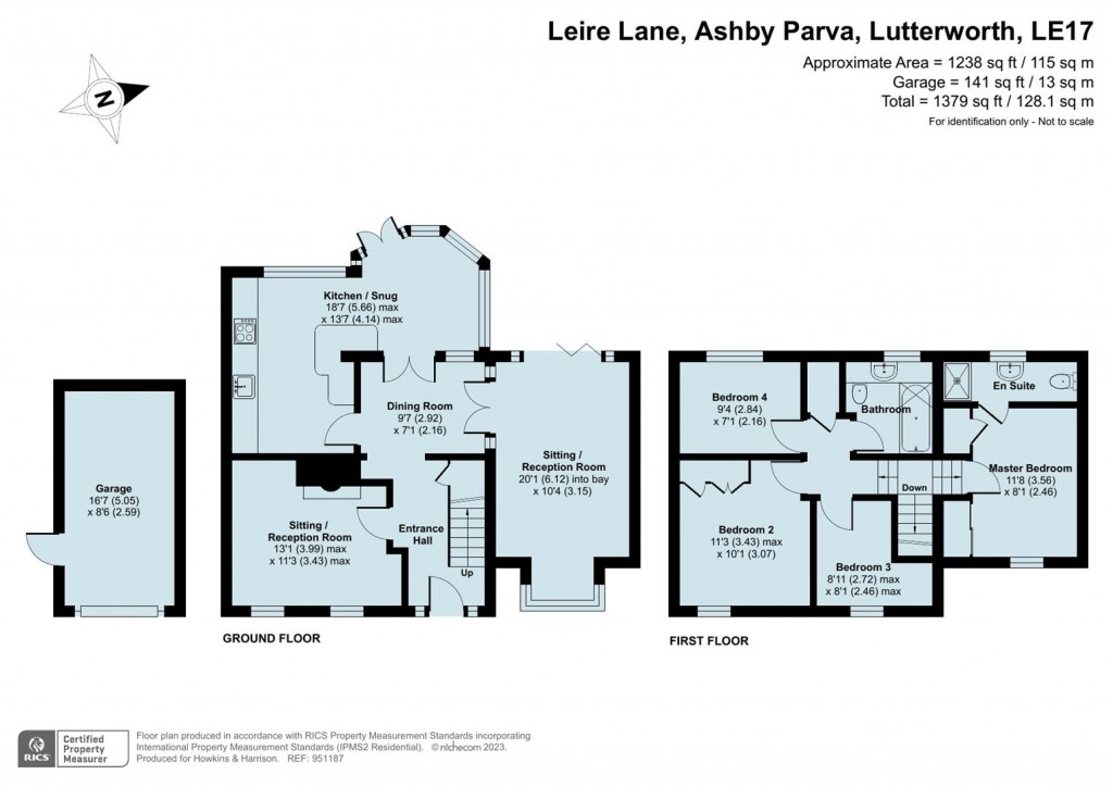 Floorplans For Leire Lane, Ashby Parva, Lutterworth, LE17