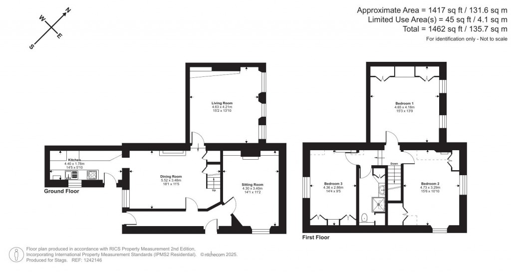 Floorplans For Market Street, Appledore, Bideford