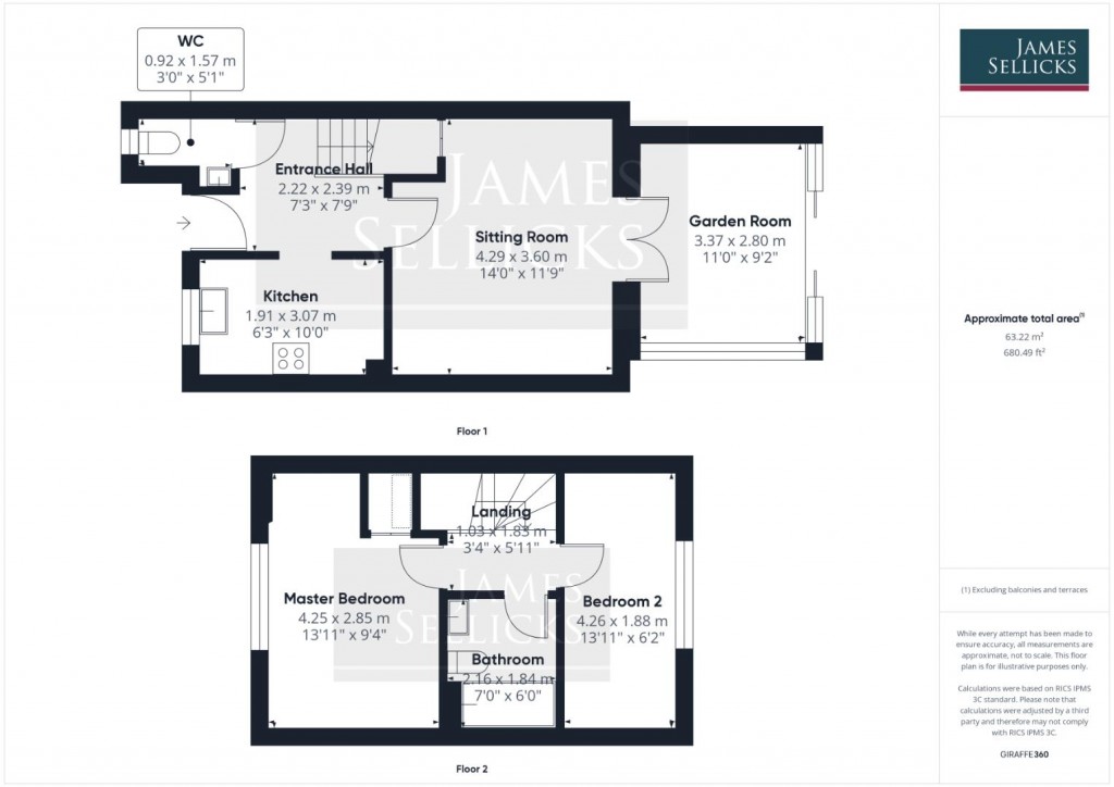 Floorplans For Barrowcliff Way, Blaby, Leicestershire