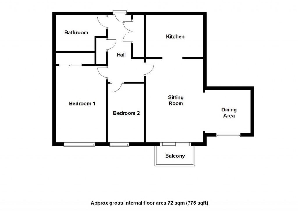 Floorplans For Audley Road, Saffron Walden