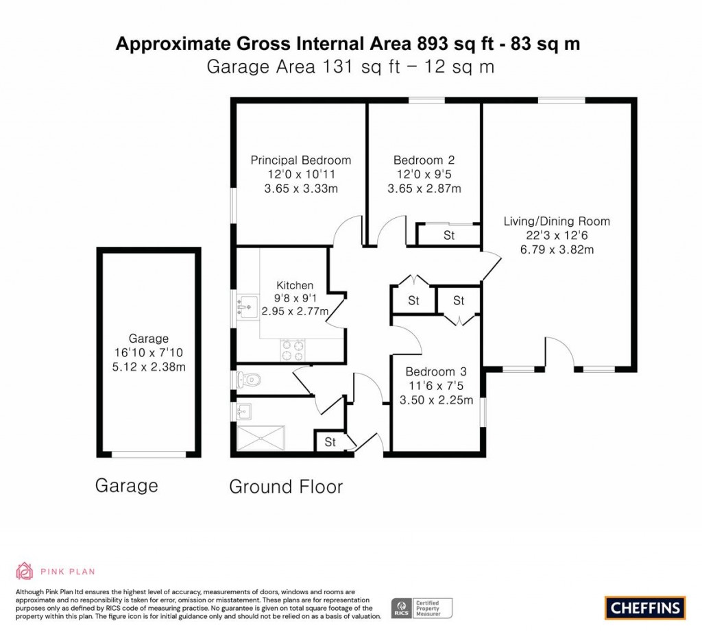 Floorplans For Ventress Farm Court, Cambridge