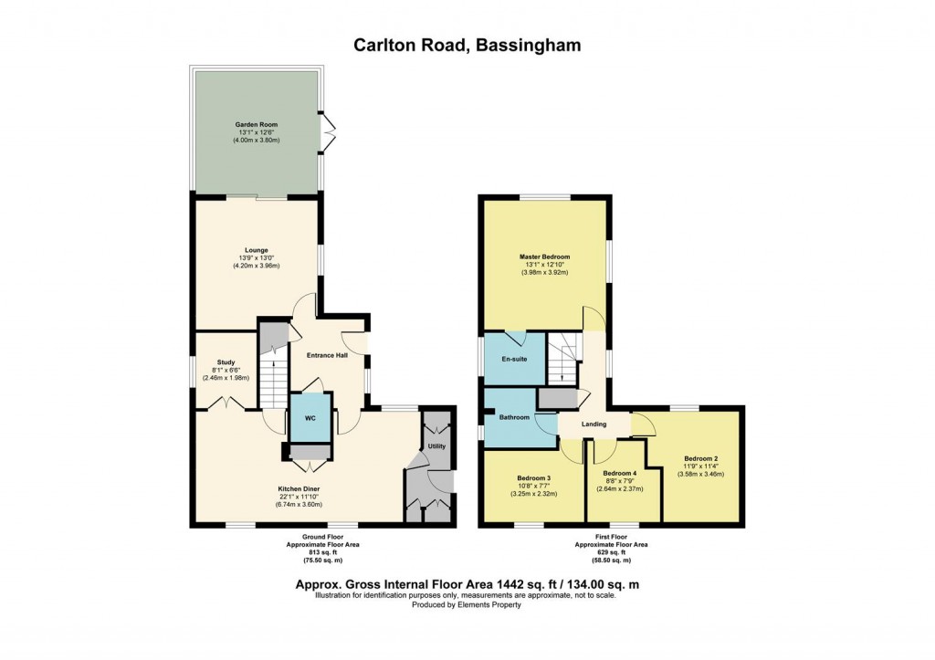 Floorplans For Carlton Road, Bassingham