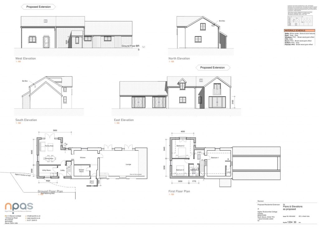 Floorplans For Charles, Brayford, Barnstaple