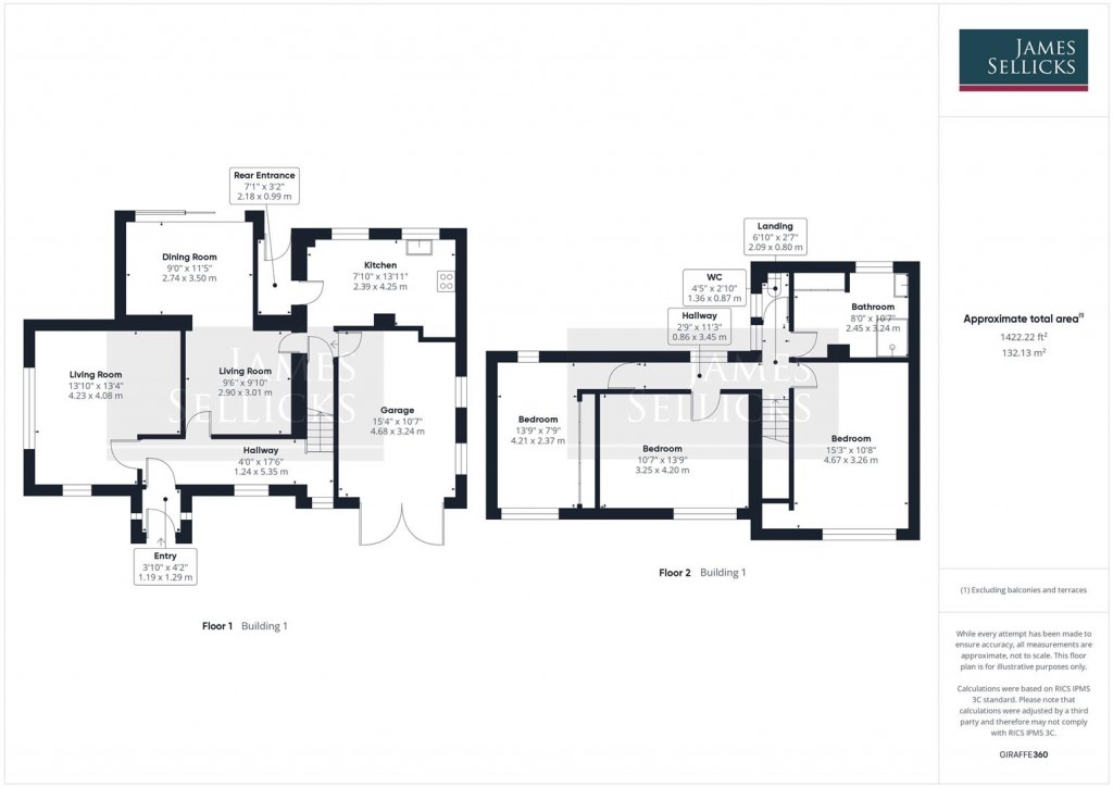 Floorplans For The Old School, Illston On The Hill, Leicestershire