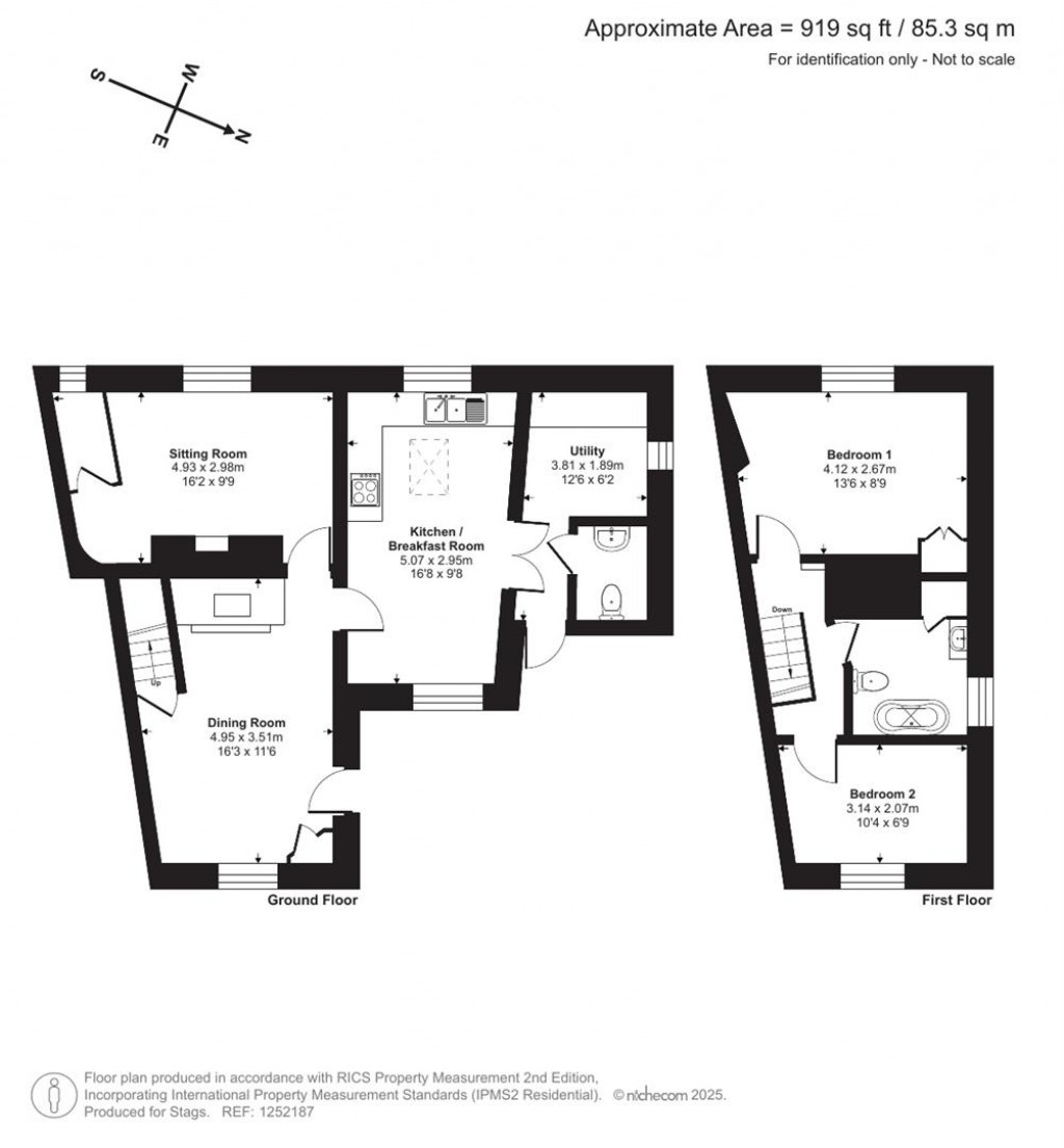 Floorplans For Rosemary Lane, Dulverton