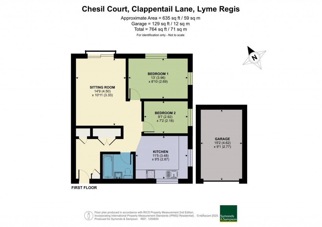 Floorplans For Clappentail Lane, Lyme Regis