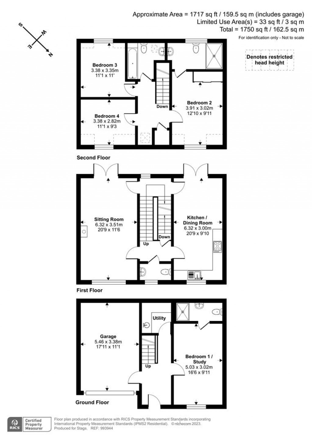 Floorplans For Furze Croft, Nancledra, Penzance