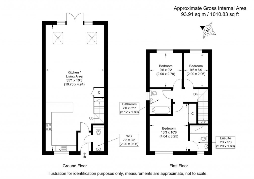 Floorplans For Jennings Road, Saffron Walden