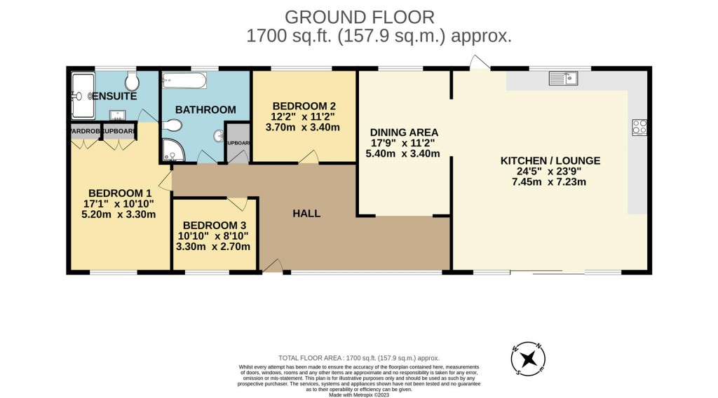 Floorplans For Brook, Isle of Wight