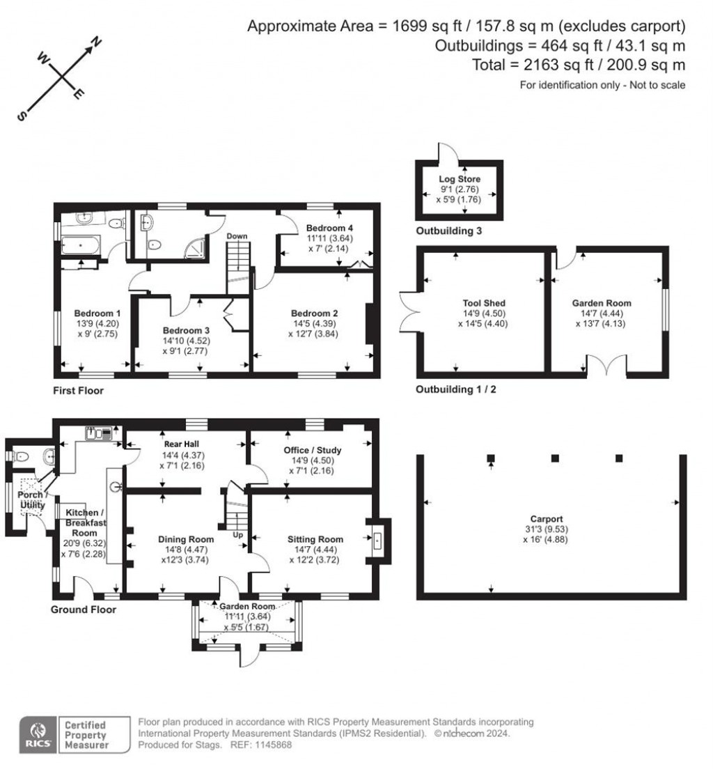 Floorplans For Gunnislake, Tamar Valley