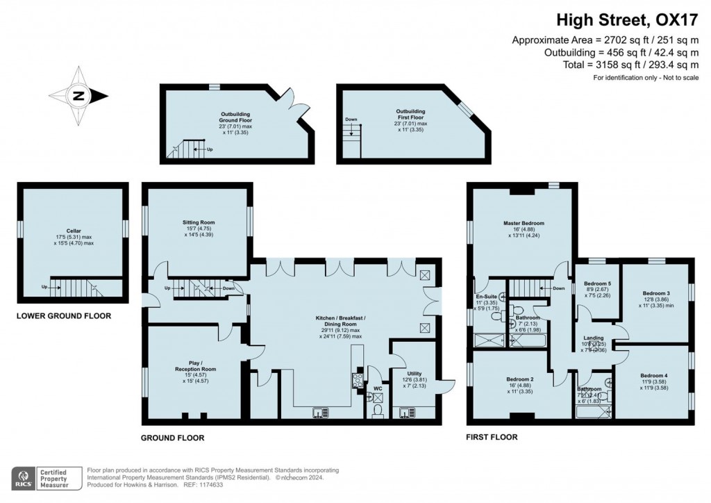Floorplans For High Street, Culworth, OX17
