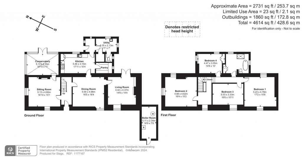 Floorplans For East Putford, Holsworthy