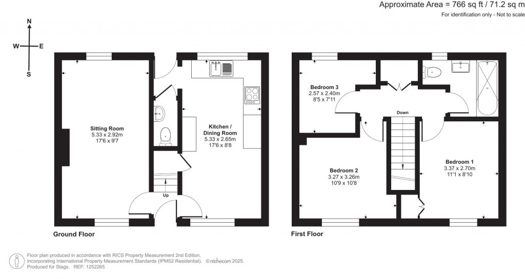 Floorplans For Buttercup Way, Bridport