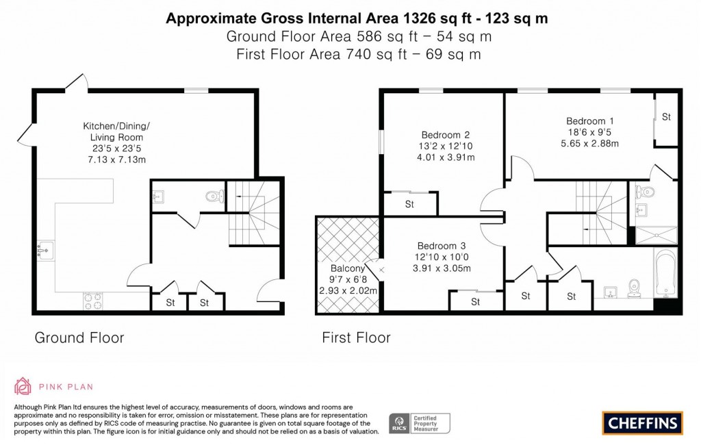 Floorplans For Brewers Lane, Newmarket