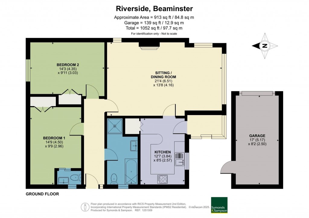 Floorplans For Riverside, Beaminster, Dorset