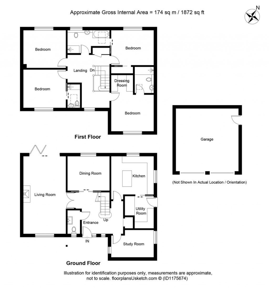 Floorplans For Yarde Farm, Combe Florey, Taunton