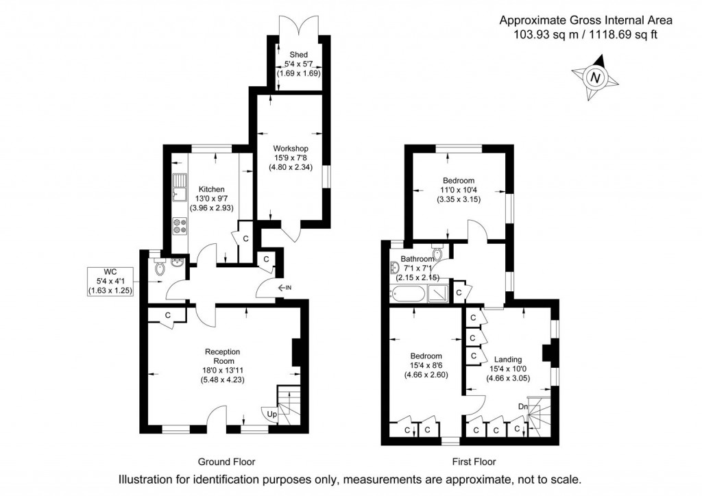 Floorplans For Bury Water Lane, Newport, Saffron Walden