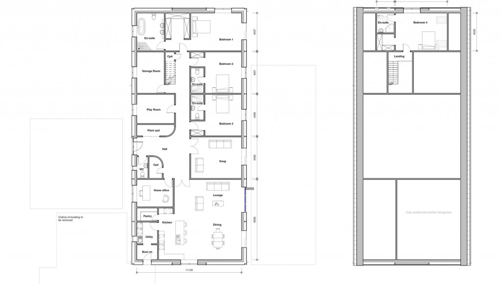 Floorplans For Charles, Brayford, Barnstaple