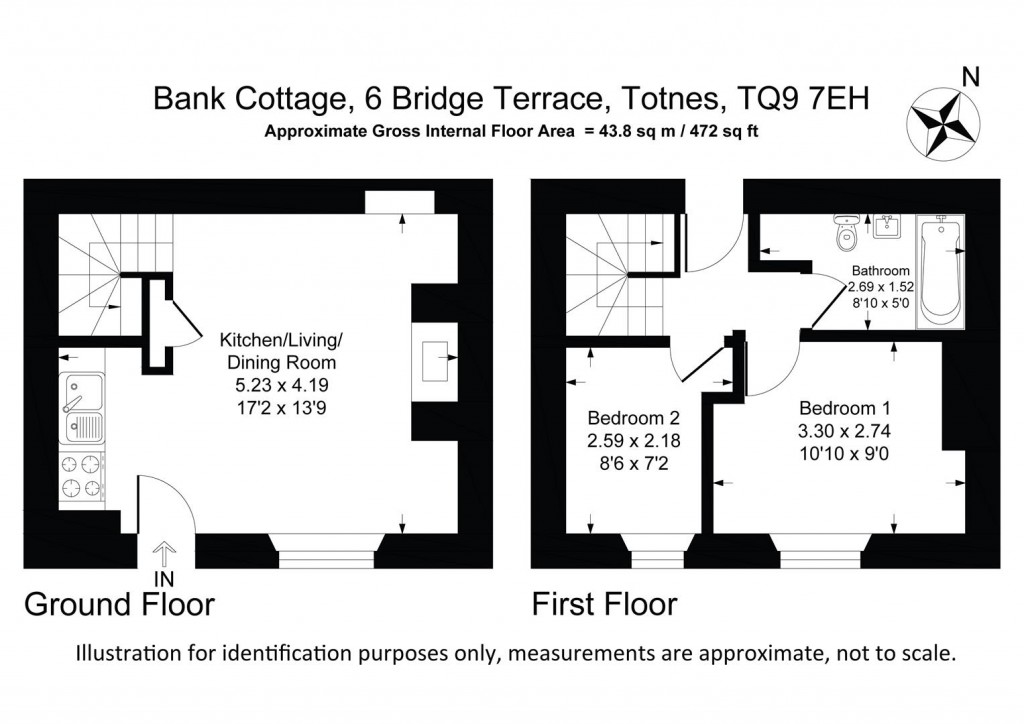 Floorplans For Tuckenhay, Totnes