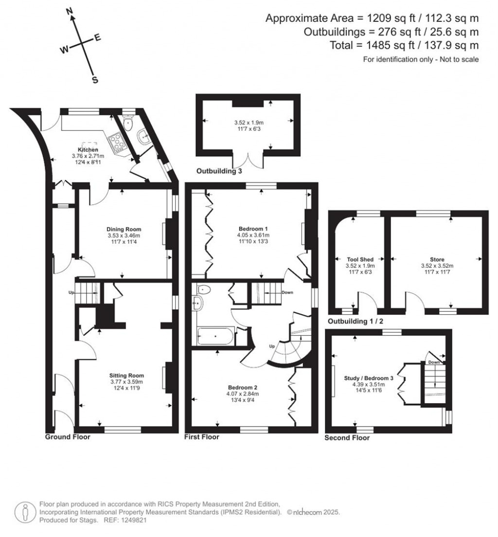 Floorplans For Cross Street, Northam, Bideford
