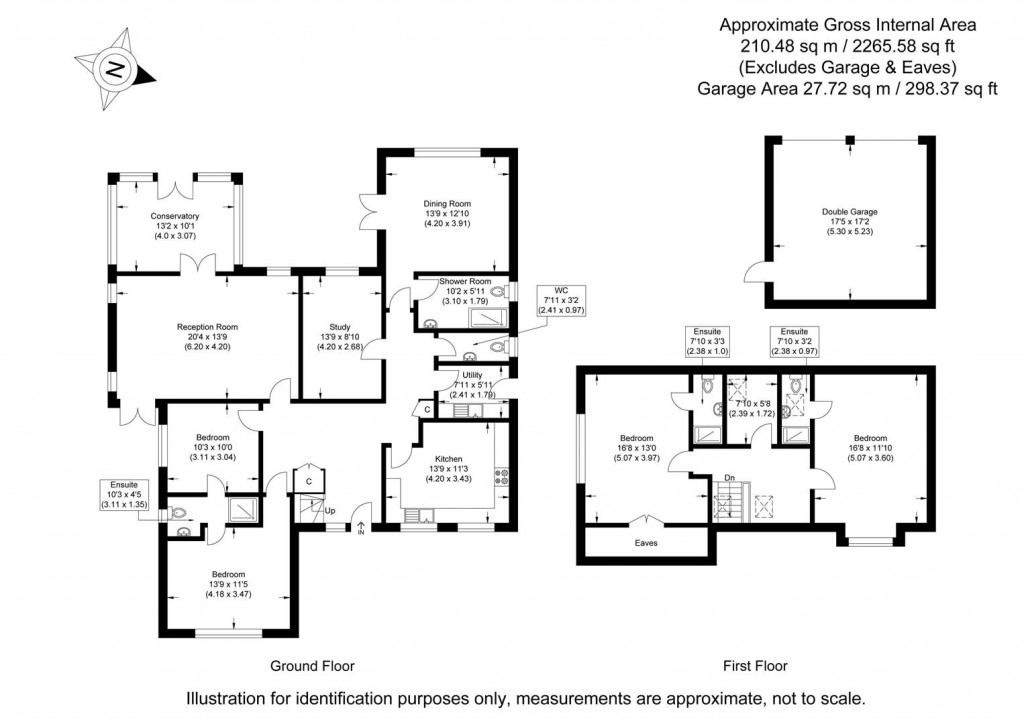 Floorplans For The Spinney, Newport, Saffron Walden