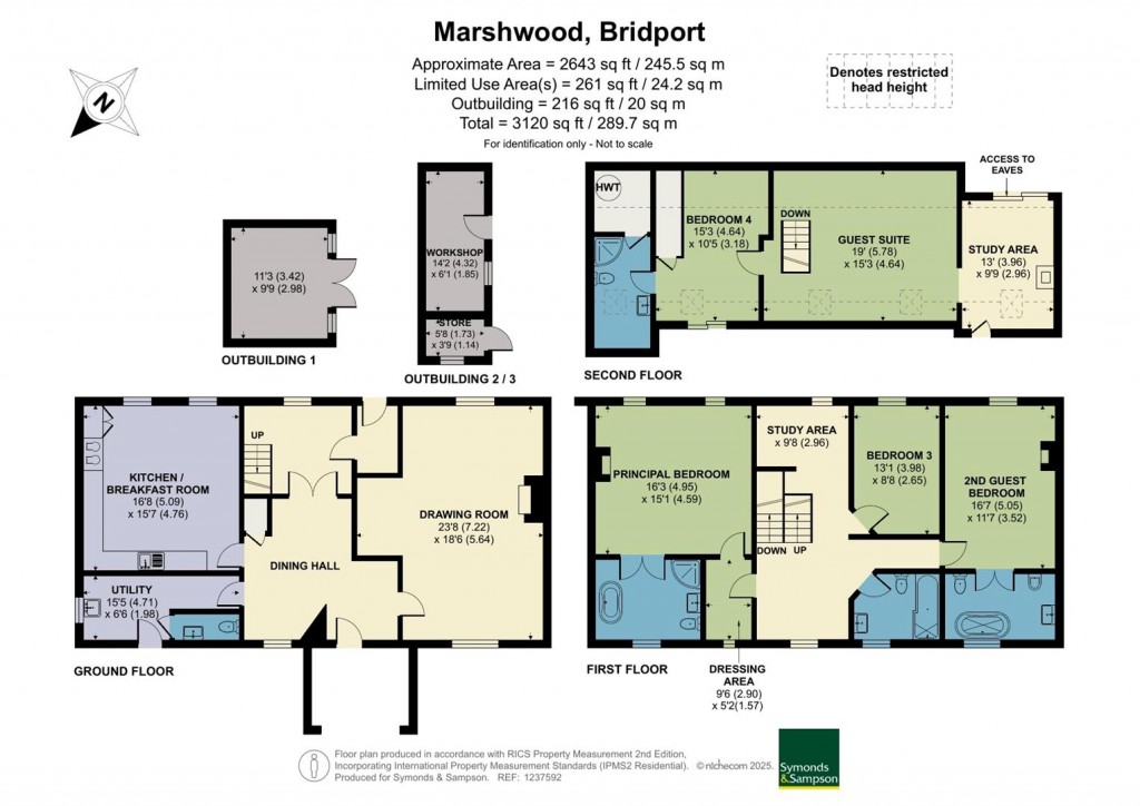 Floorplans For Birdsmoor Gate, Marshwood