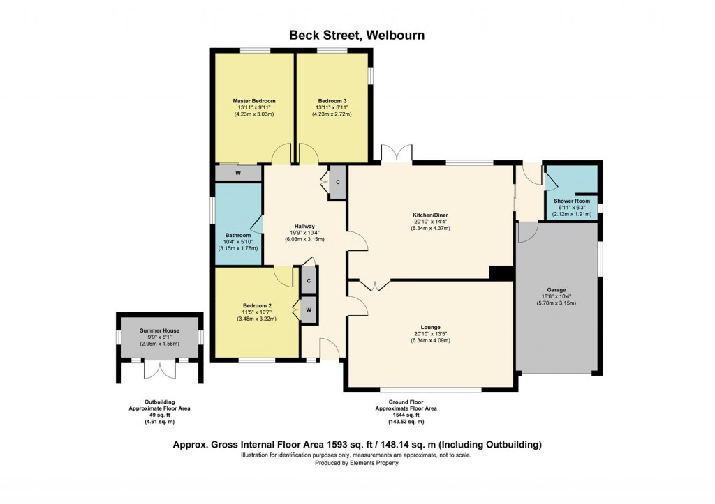 Floorplans For Beck Street, Welbourn