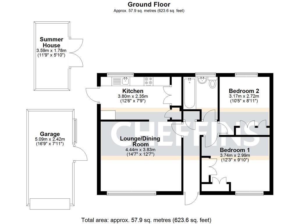 Floorplans For Canterbury Avenue, Ely