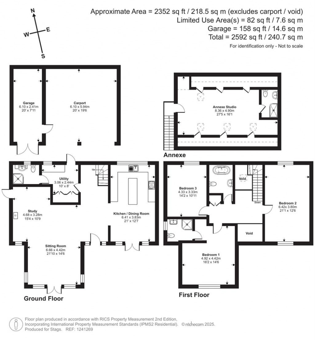 Floorplans For Lelant, St. Ives