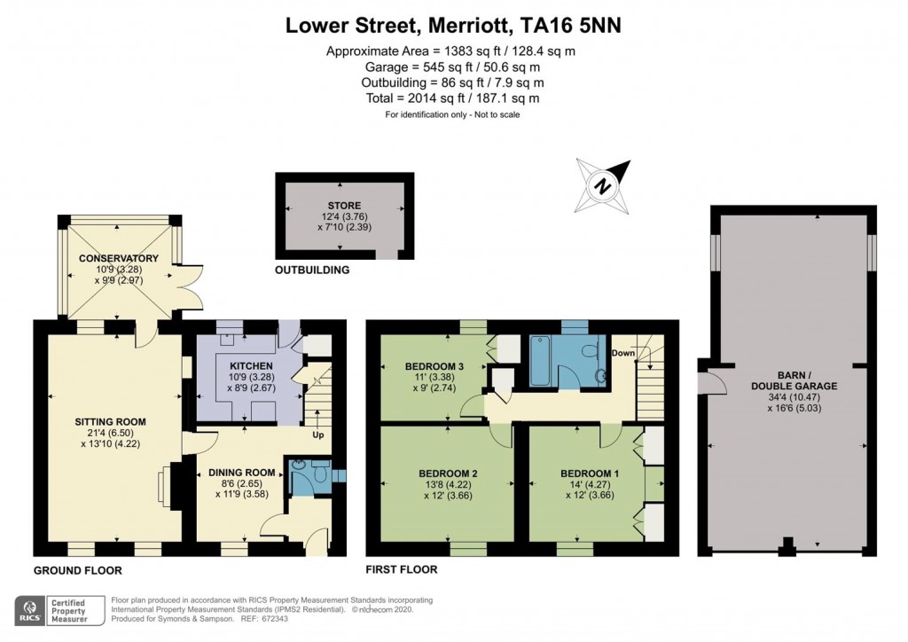 Floorplans For Lower Street, Merriott