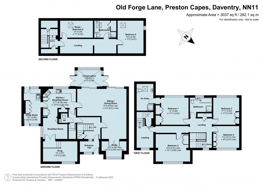 Floorplans For Old Forge Lane, Preston Capes, Daventry, NN11