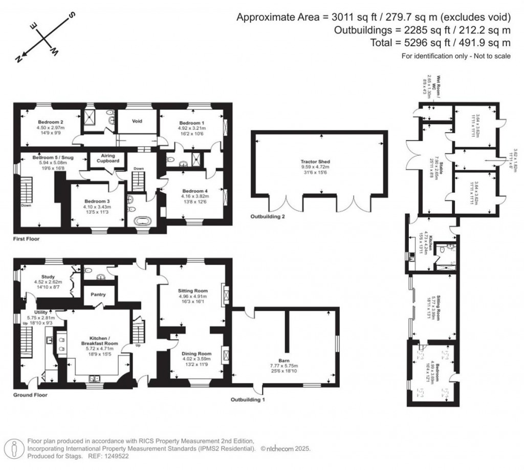 Floorplans For Marhamchurch, Bude