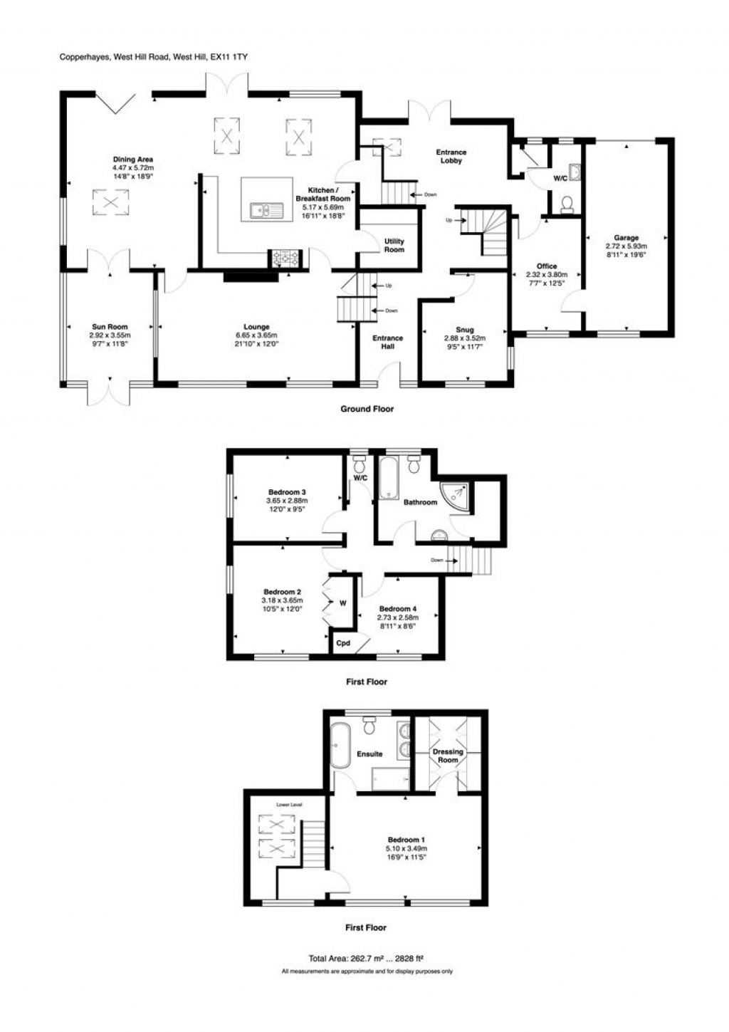 Floorplans For West Hill Road, West Hill