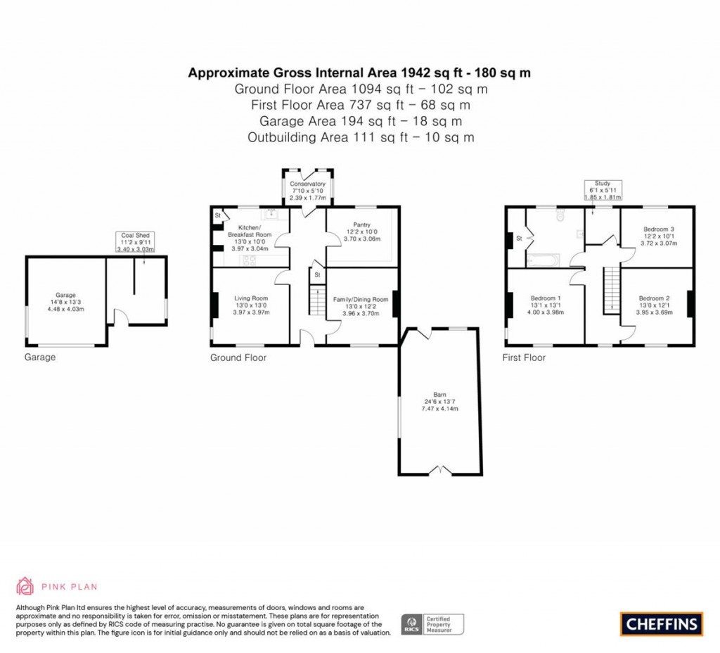 Floorplans For Froize End, Haddenham