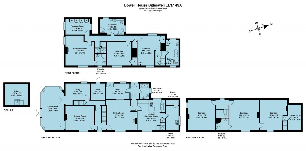 Floorplans For Valley Lane, Bitteswell, Lutterworth, LE17