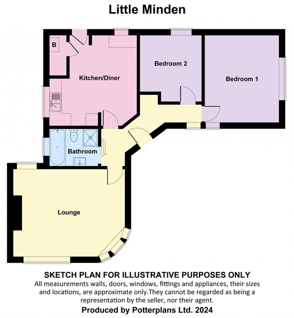 Floorplans For Totland Bay, Isle of Wight