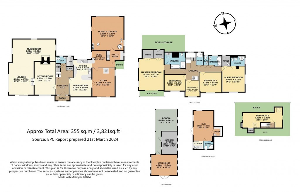Floorplans For Coryton, Lyd Valley, Devon