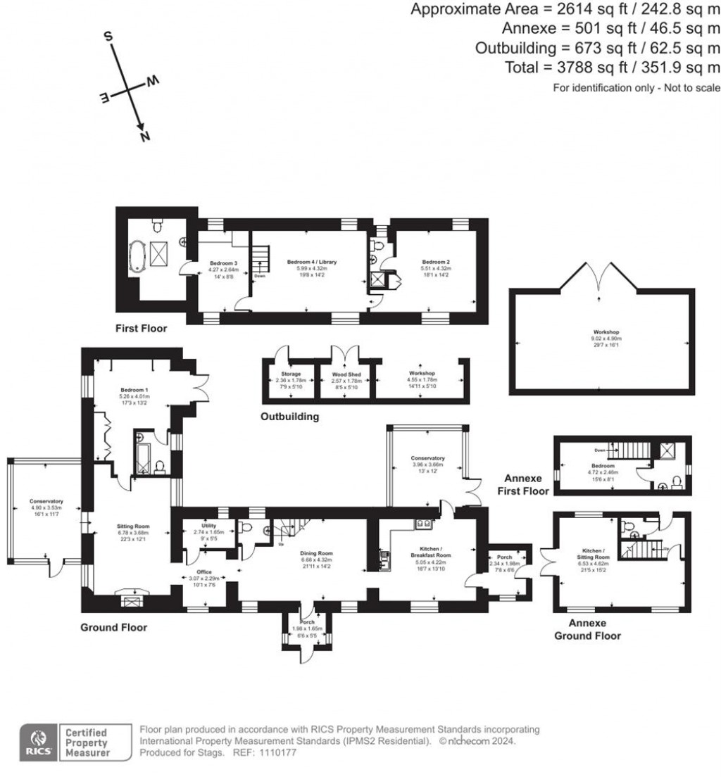Floorplans For Park Farm, St. Neot, Liskeard