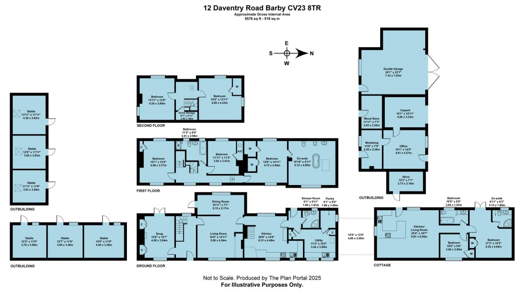 Floorplans For Daventry Road, Barby, Rugby, CV23