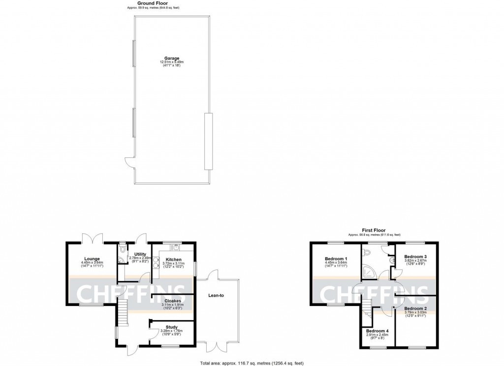 Floorplans For The Brook, Sutton, Ely