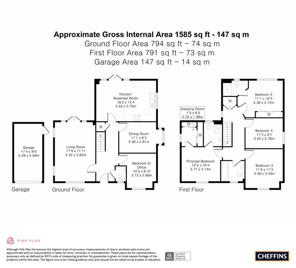 Floorplans For Marys Way, Meldreth