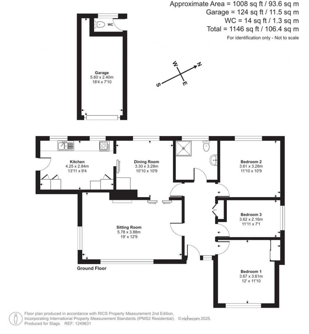 Floorplans For Blagdon Hill, Taunton