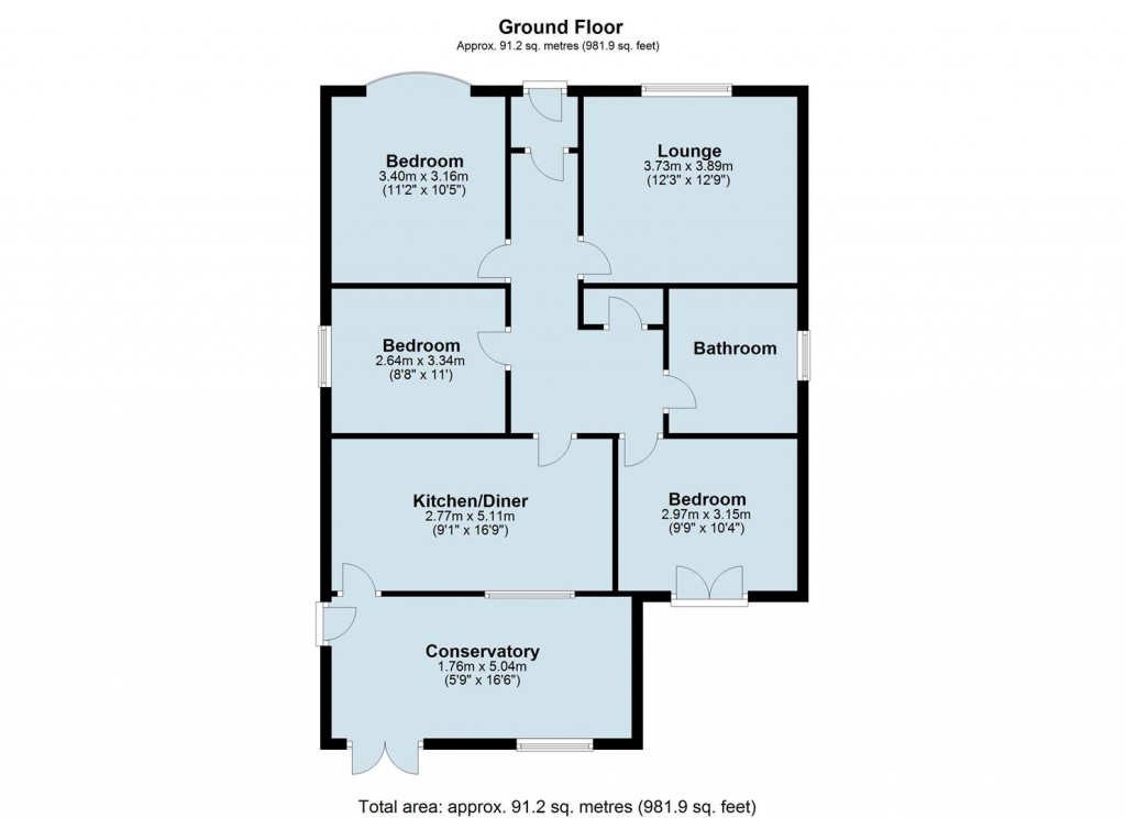 Floorplans For Birchley Heath Road, Birchley Heath, CV10