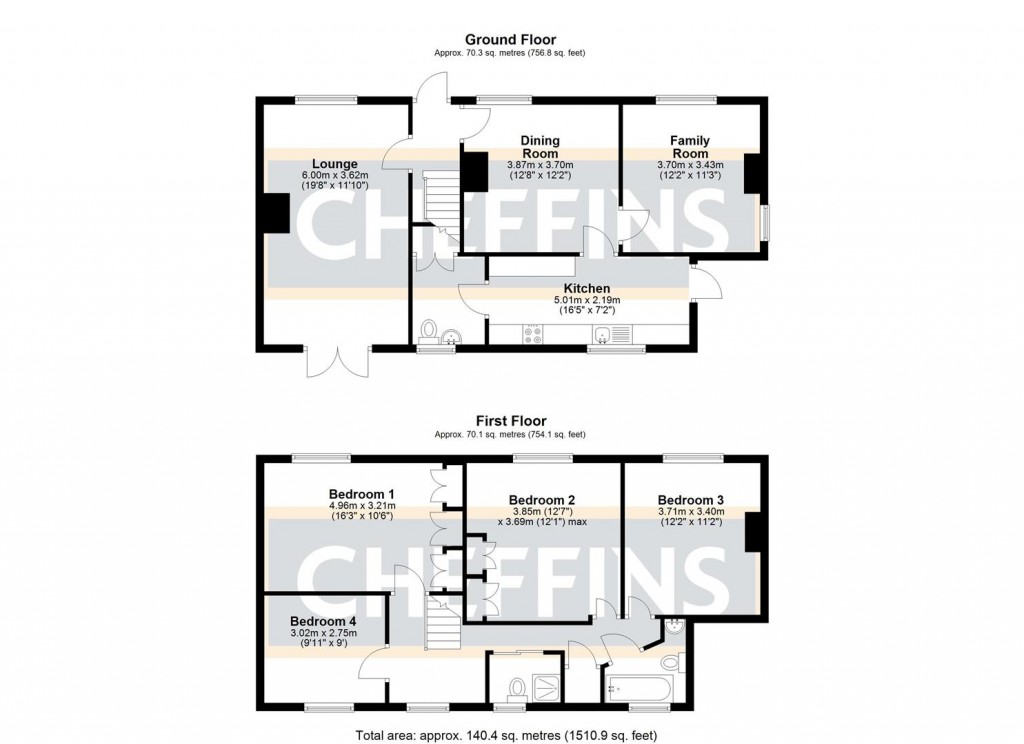 Floorplans For Main Street, Witchford, Ely