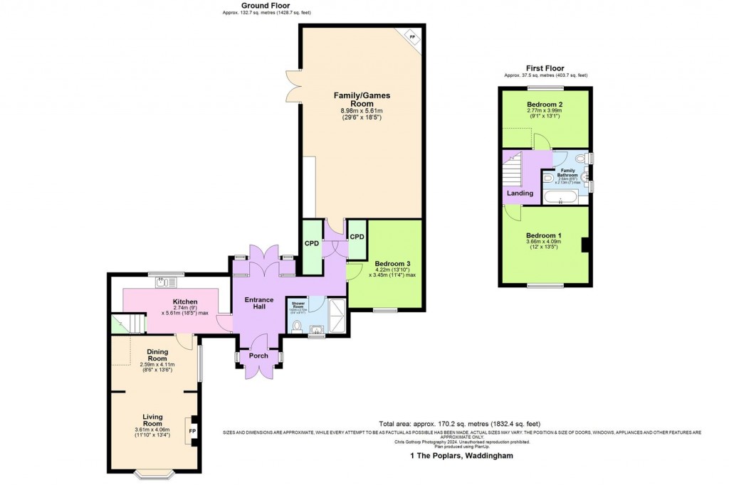 Floorplans For Brandywharf, Waddingham, Gainsborough