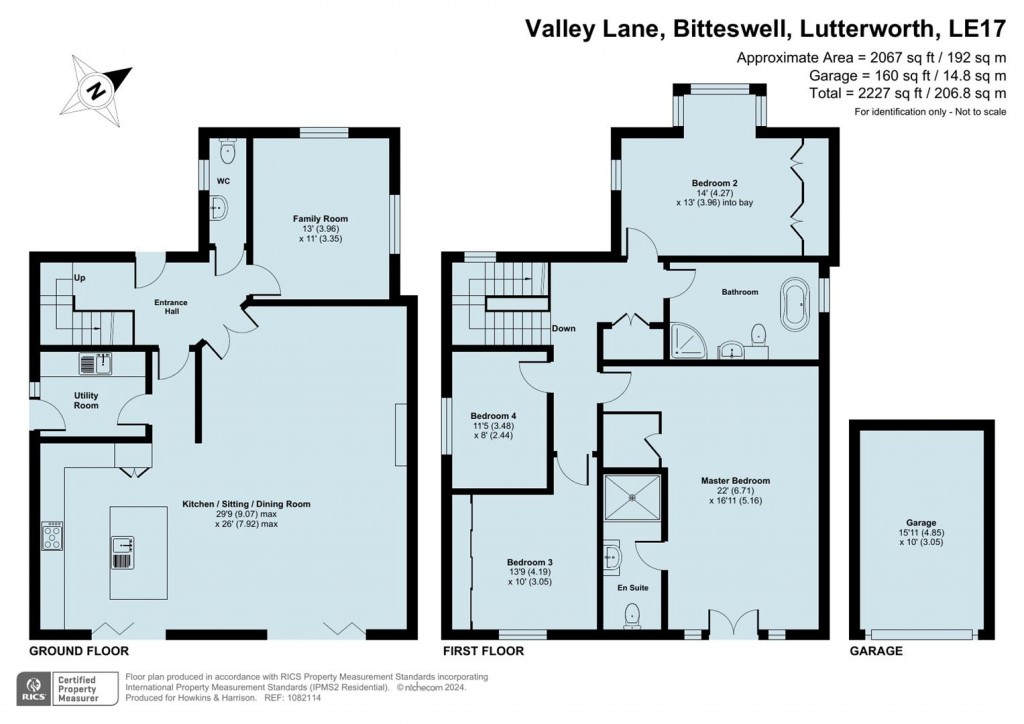 Floorplans For Valley Lane, Bitteswell, Lutterworth