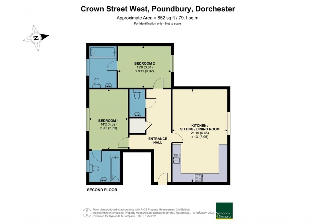 Floorplans For Crown Street West, Poundbury, Dorchester
