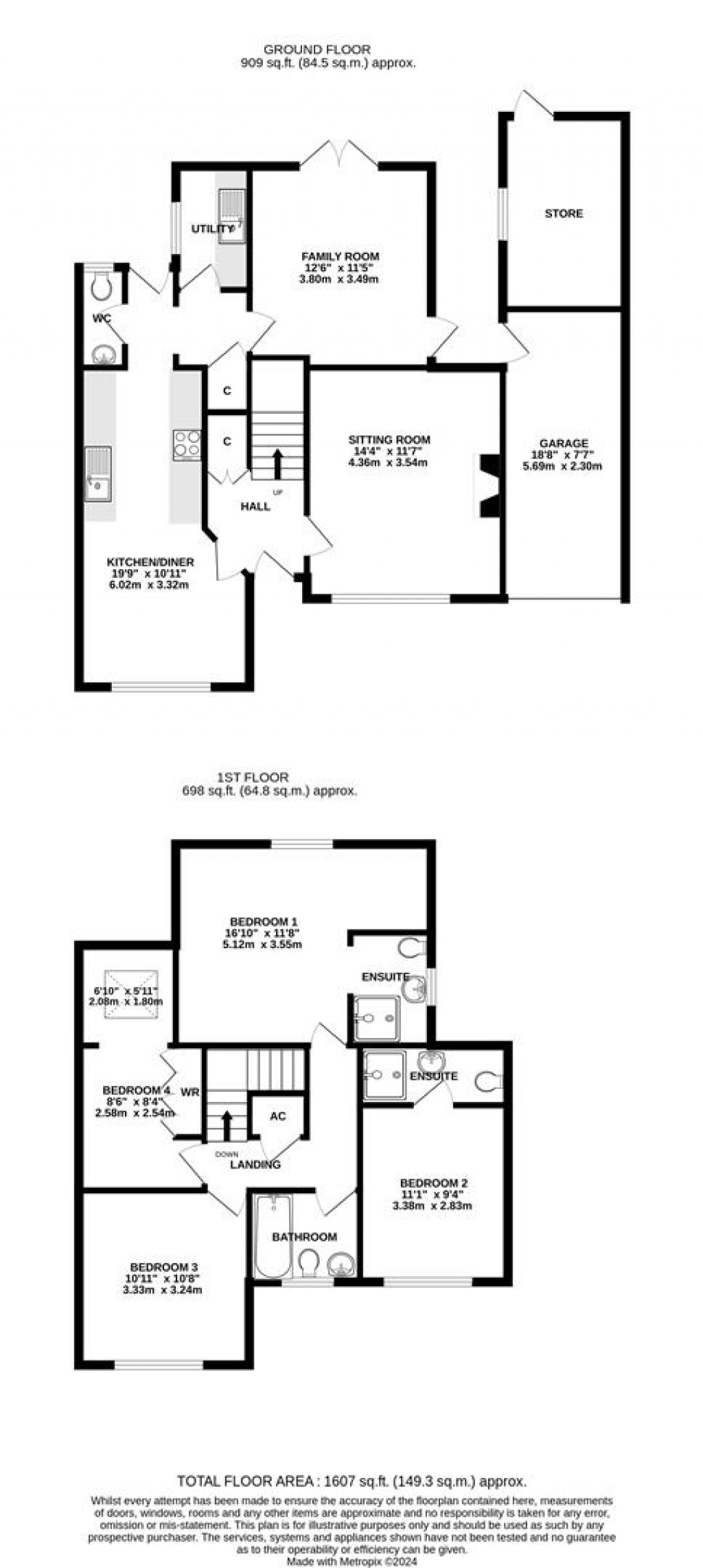 Floorplans For Sherford Road, Taunton