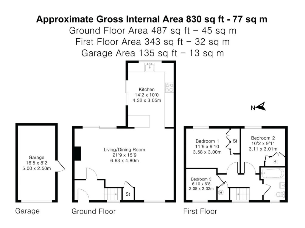 Floorplans For Long Horse Croft, Saffron Walden